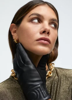 Guantes efecto piel