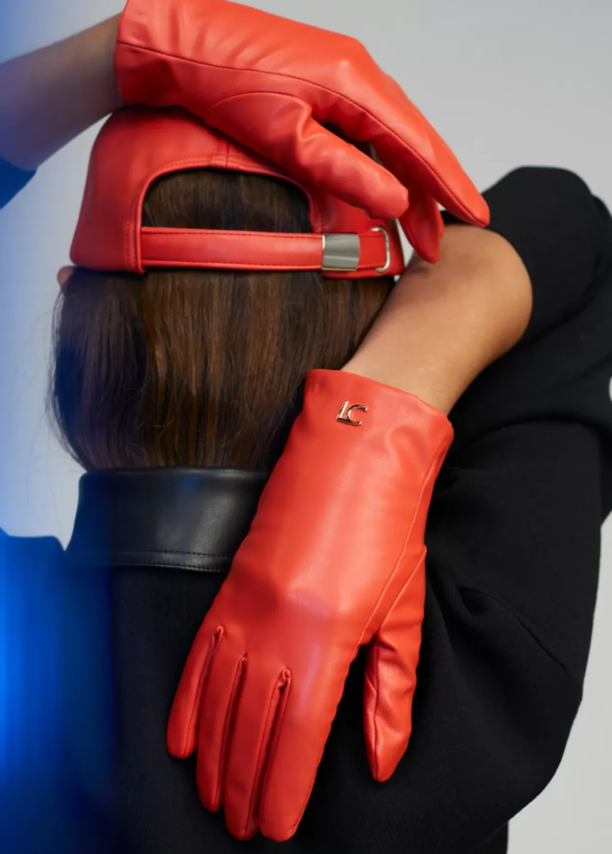 Guantes efecto piel naranja