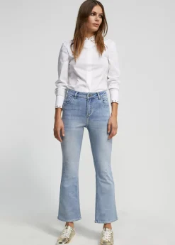 Jeans efecto tornasolado