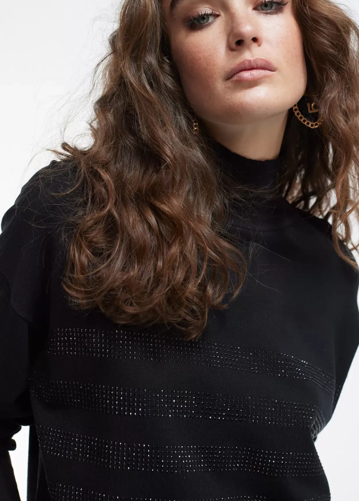 Jersey punto strass