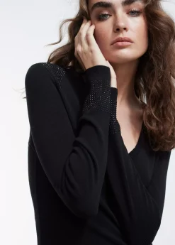 Jersey punto strass