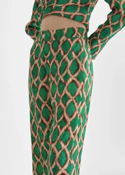 Pantalón culotte estampado