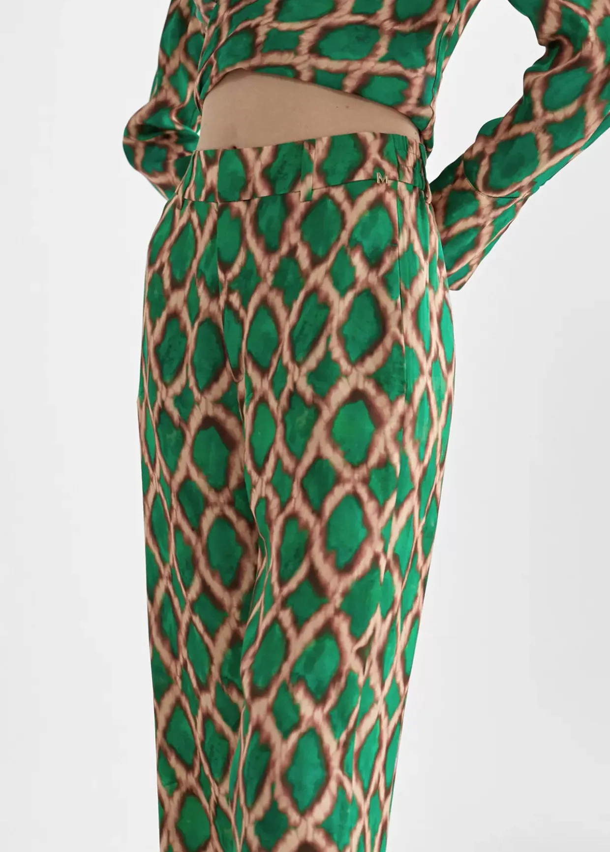 Pantalón culotte estampado