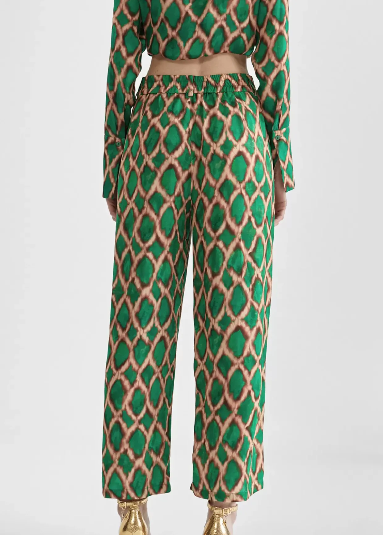 Pantalón culotte estampado