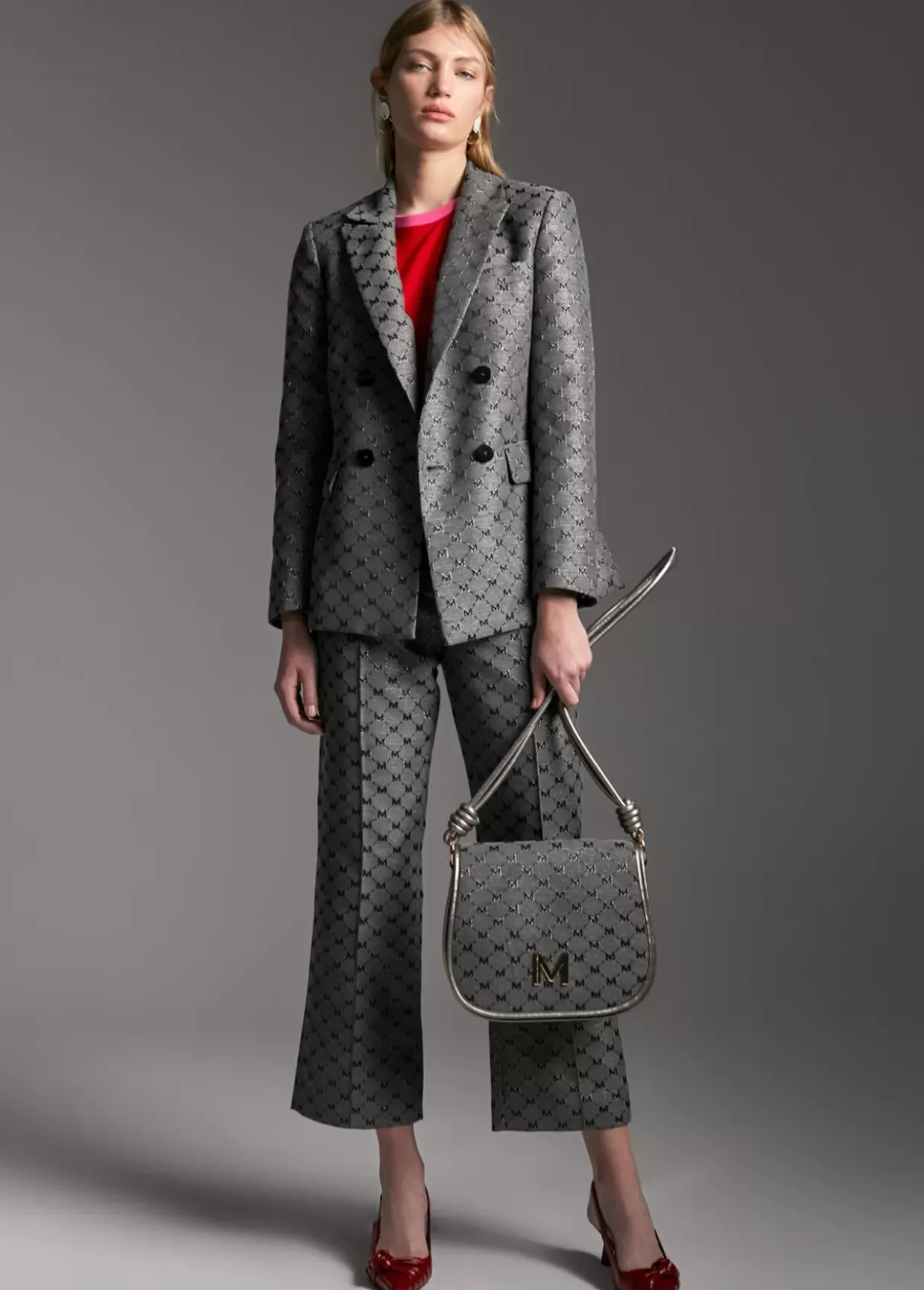 Pantalón jacquard monograma