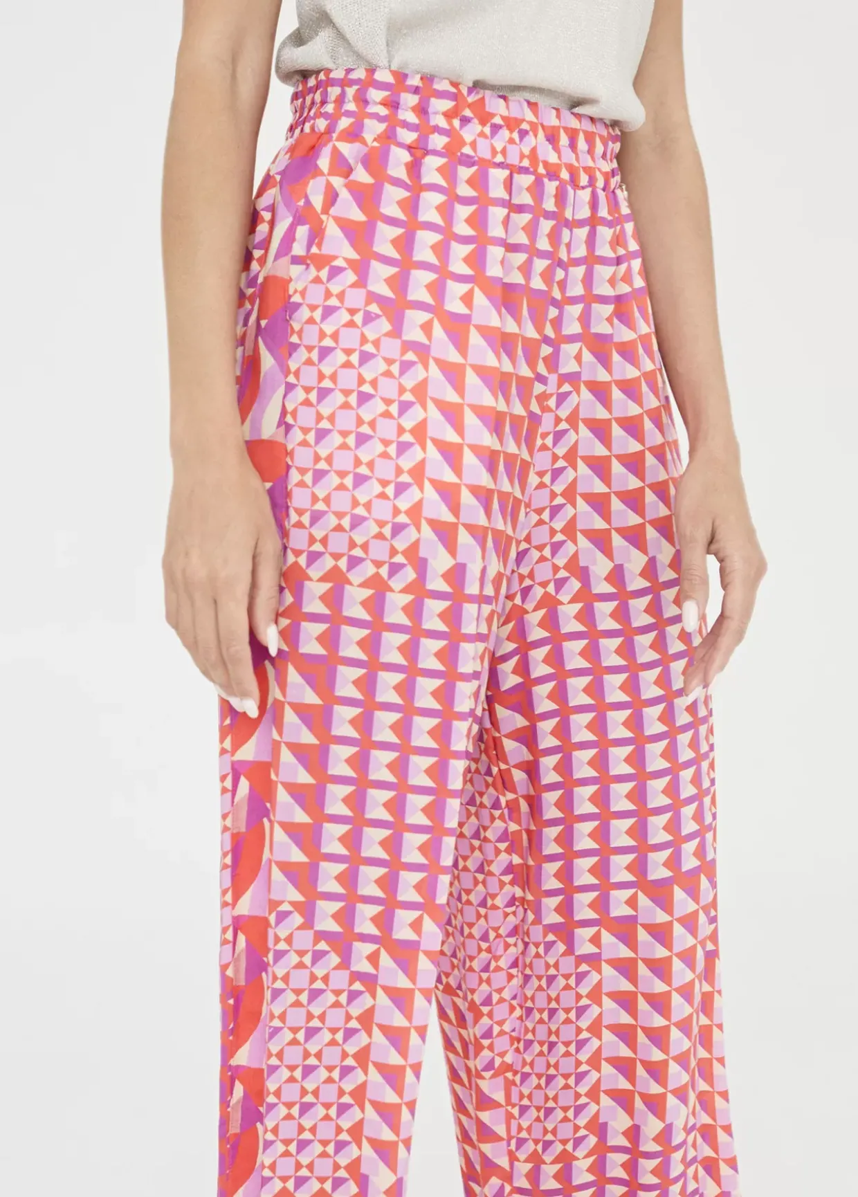 Pantalón palazzo estampado