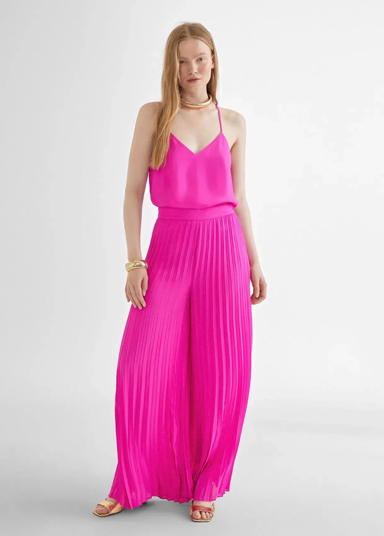 Pantalón plisado