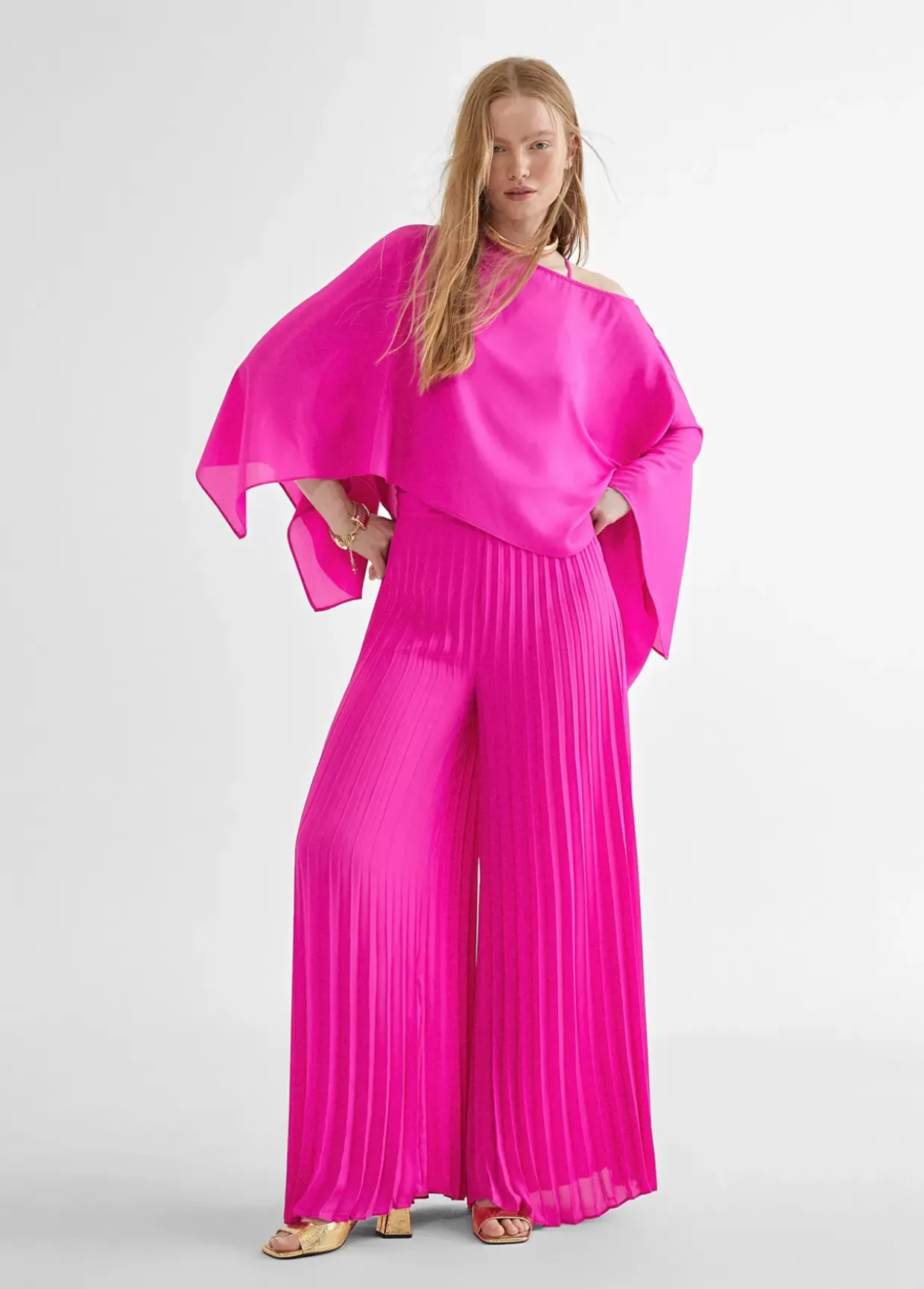 Pantalón plisado