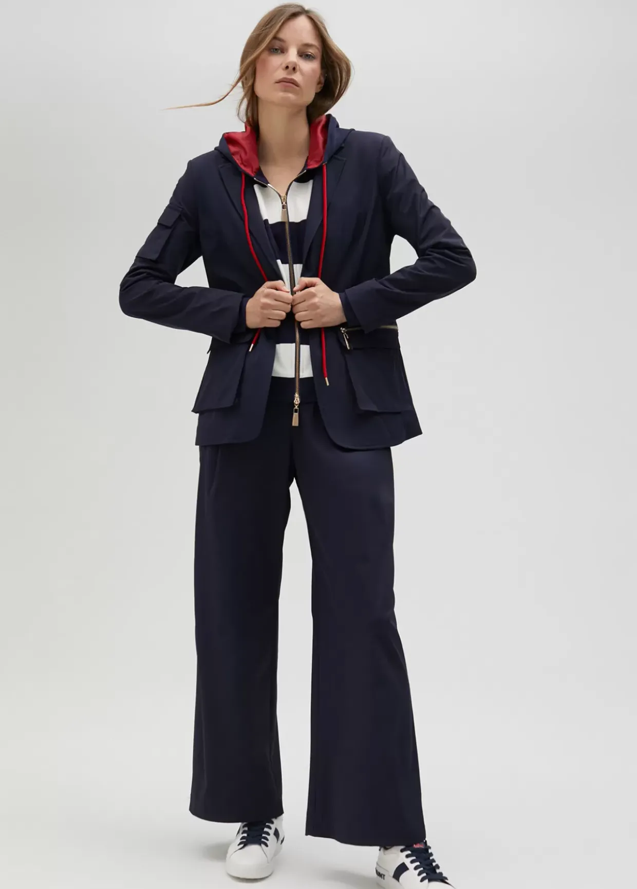 Pantalón wideleg técnico de tiro alto - Lola Casademunt