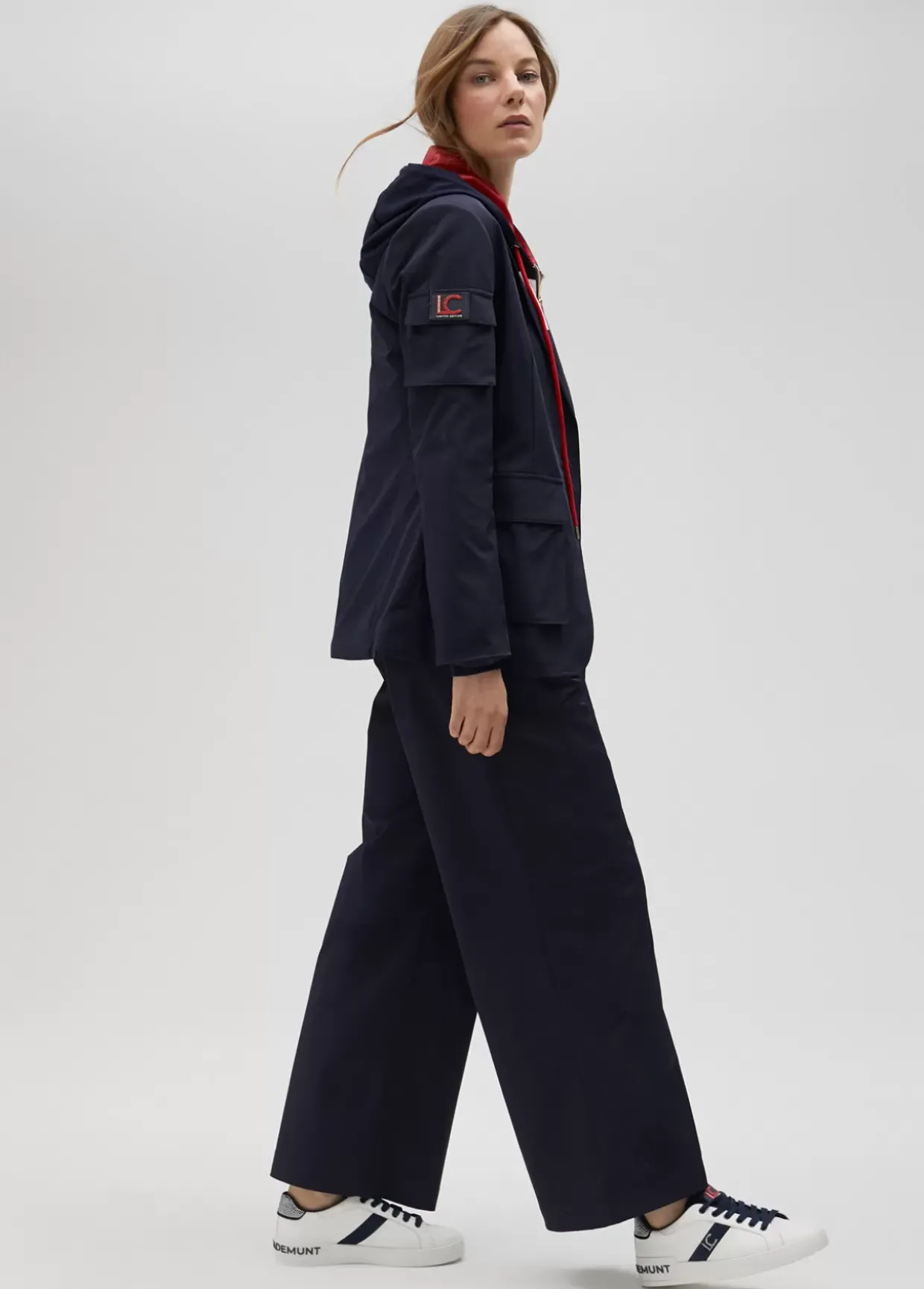 Pantalón wideleg técnico de tiro alto - Lola Casademunt