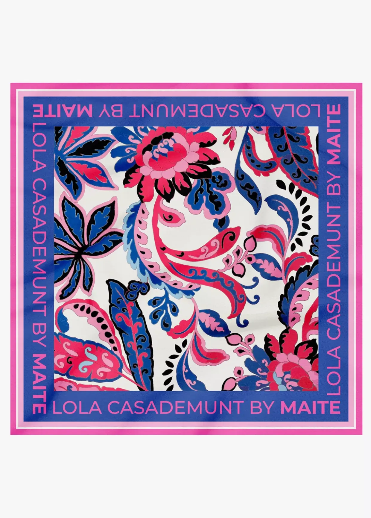 Pañuelo estampado floral