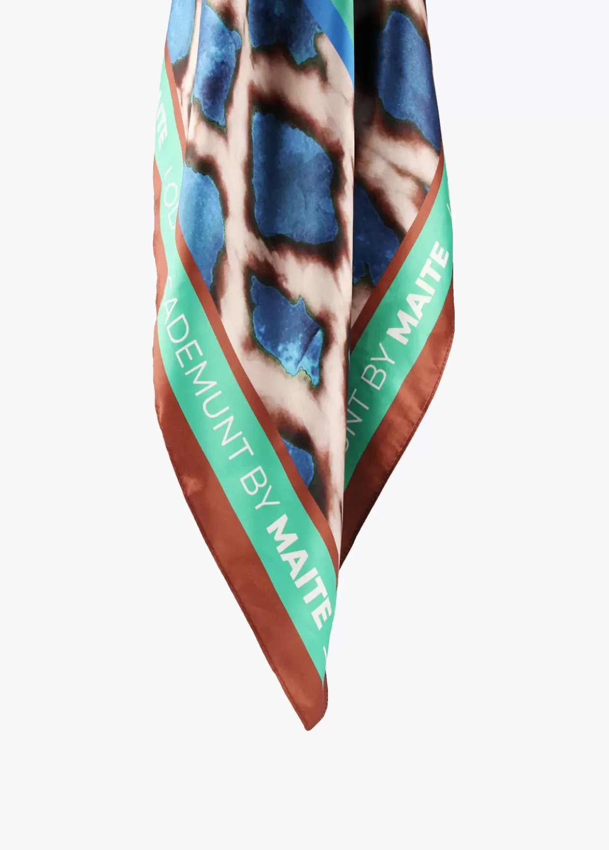 Pañuelo verdes y azules