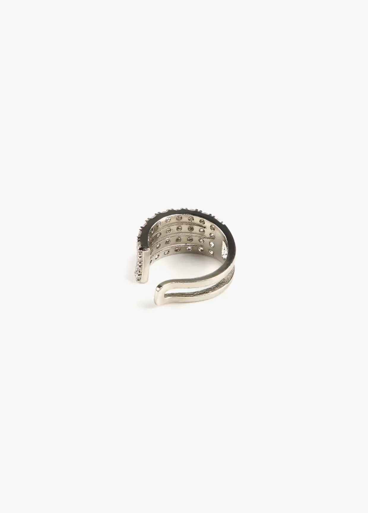 Pendiente piercing de cristales