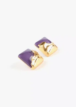 Pendientes botón