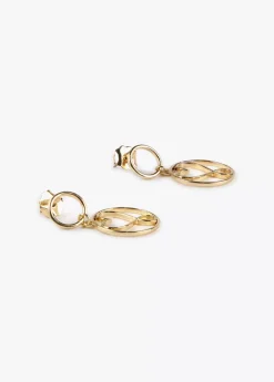Pendientes circulo y corazón infinito