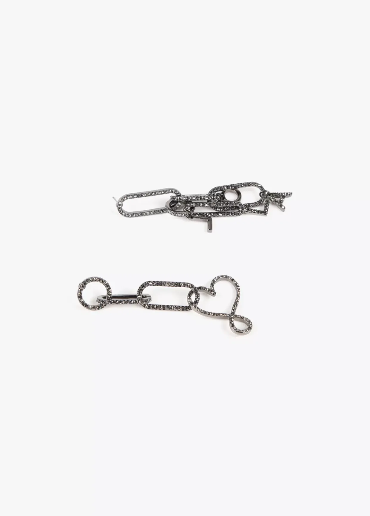 Pendientes colgantes y cristales
