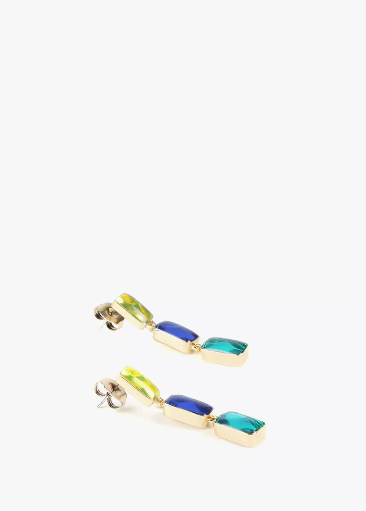 Pendientes cristales de colores