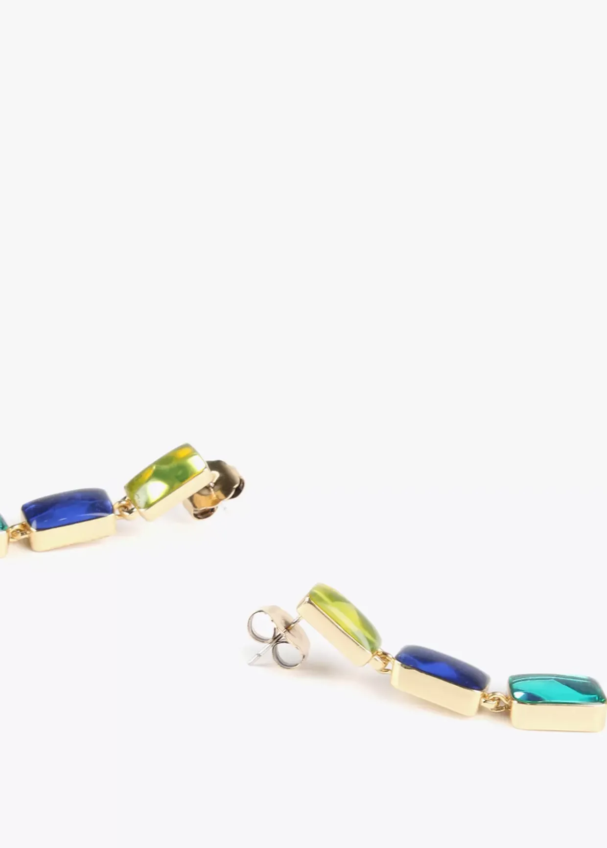 Pendientes cristales de colores