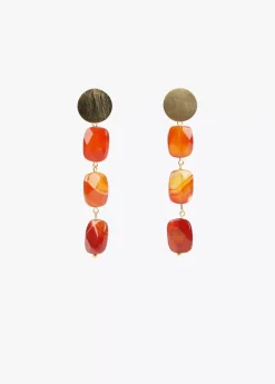 Pendientes de piedras naturales