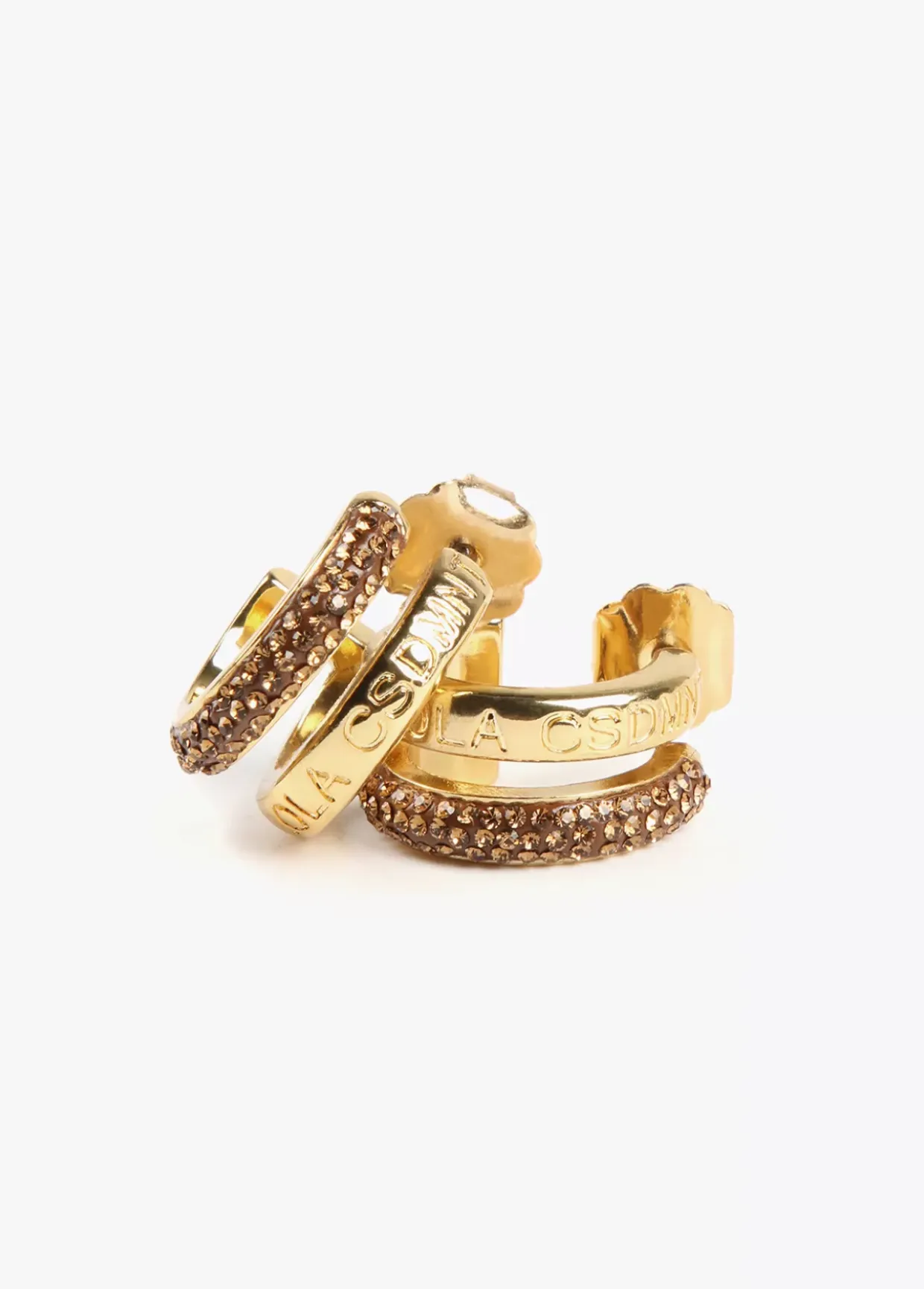 Pendientes doble aro