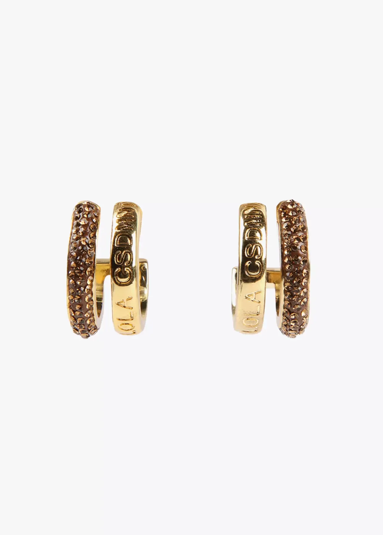Pendientes doble aro