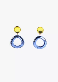 Pendientes dos piezas de colores