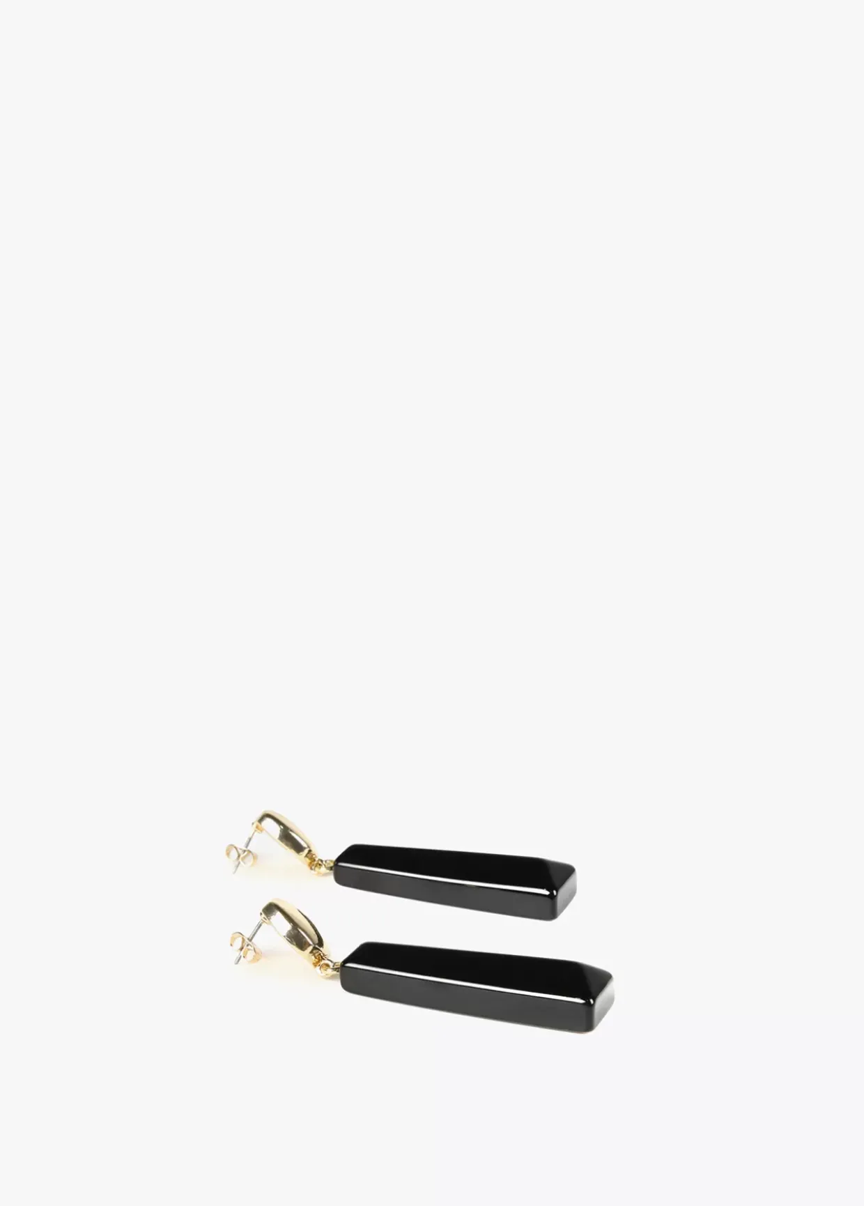 Pendientes negros dos piezas