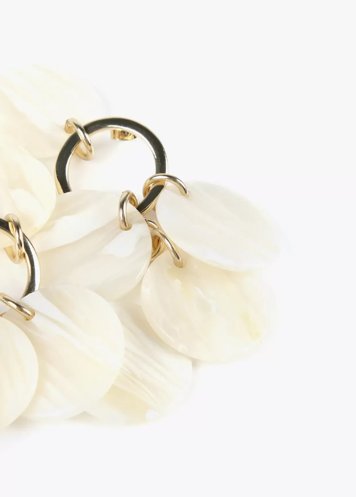 Pendientes piezas nacaradas