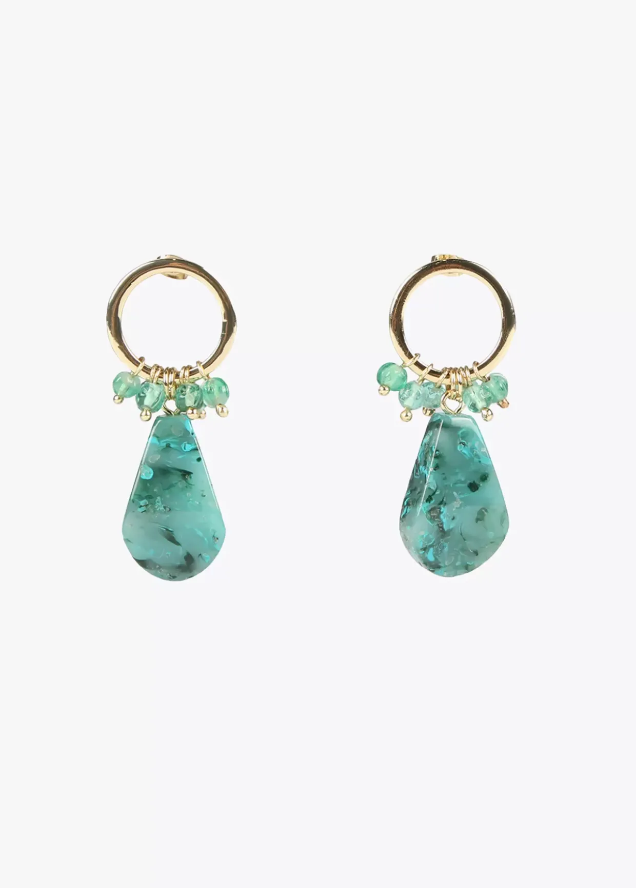 Pendientes turquesa