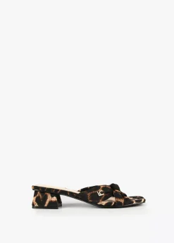 Sandalia estampado animal