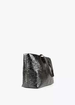 Shopper efecto charol