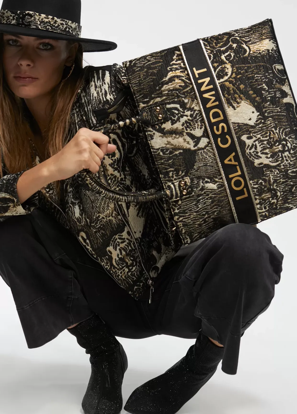 Shopper jacquard