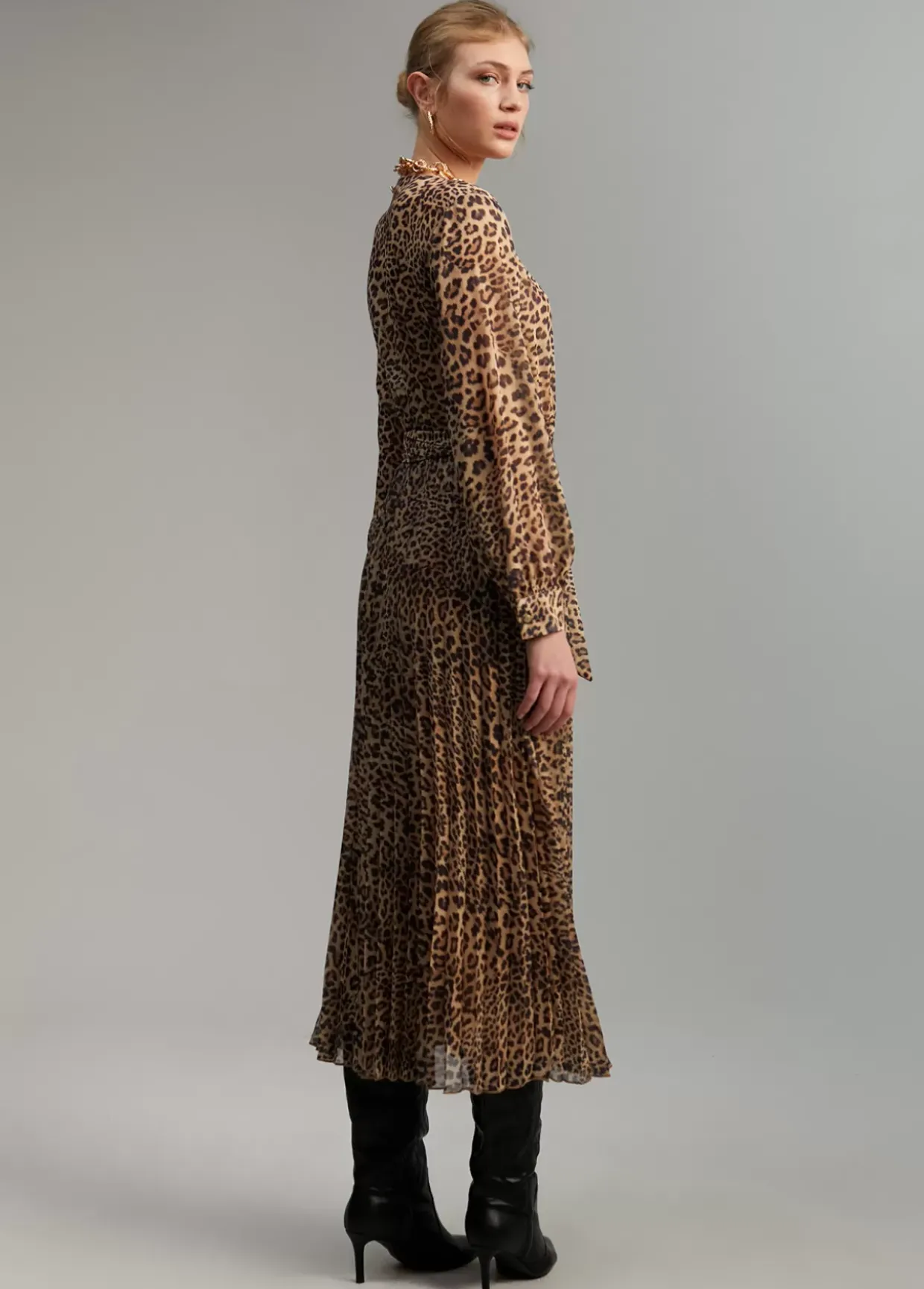 Vestido animal print