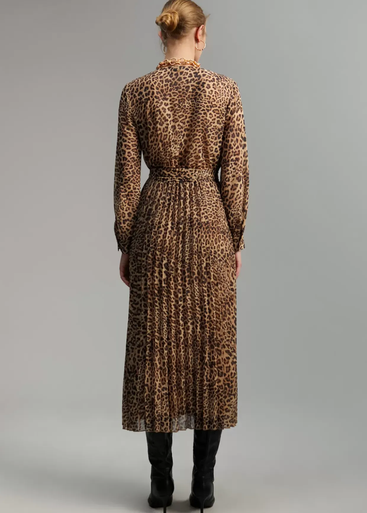 Vestido animal print