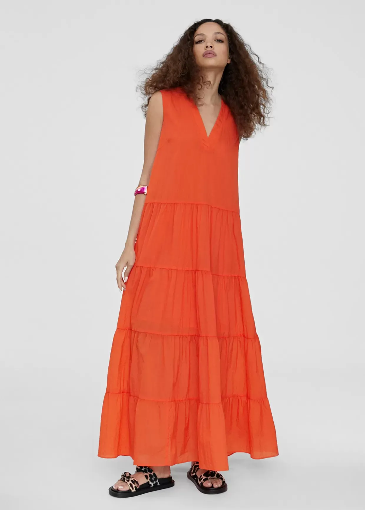 Vestido largo fluido