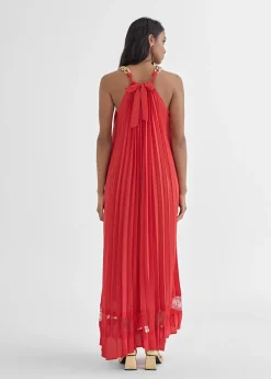 Vestido largo halter