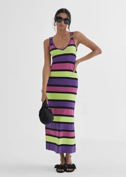 Vestido largo rayas