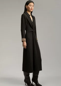 Vestido midi nudo