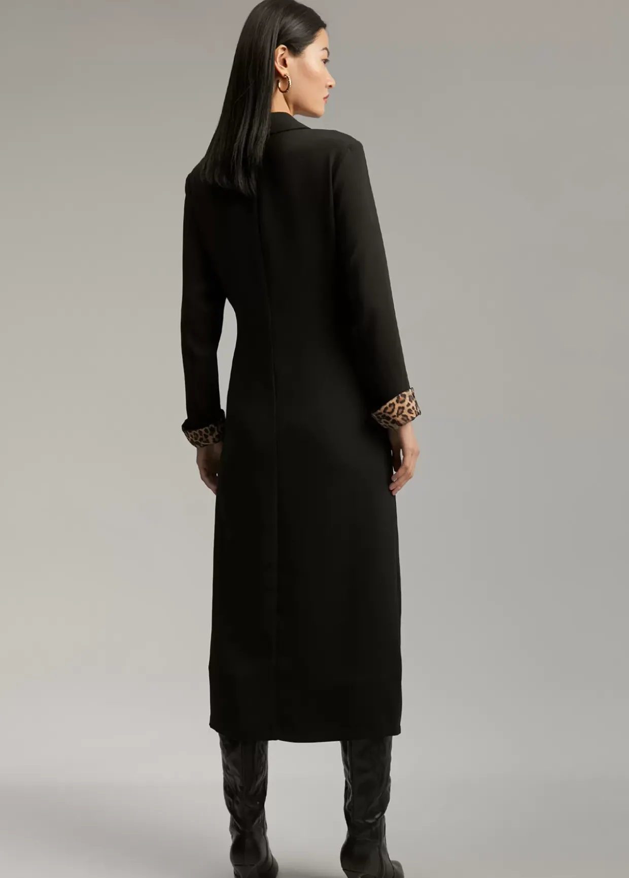 Vestido midi nudo