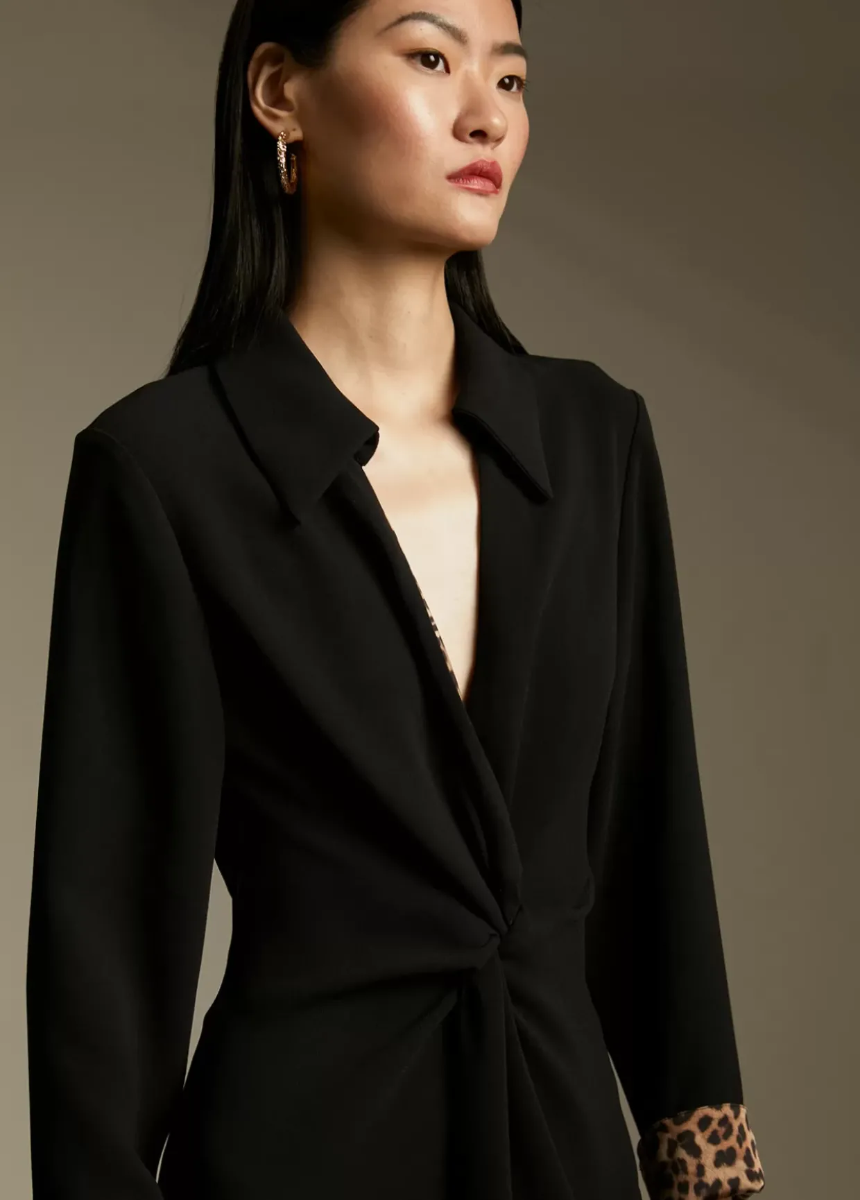 Vestido midi nudo